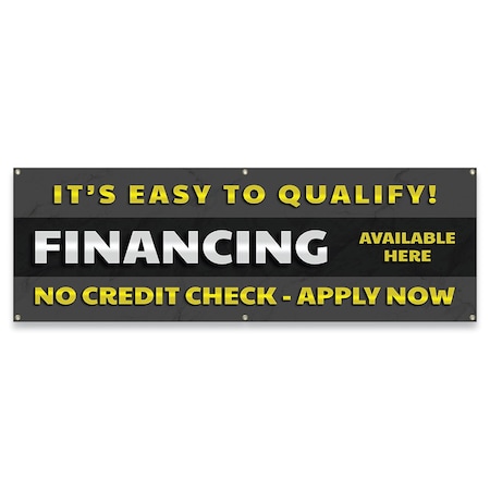 Signmission Financing Available Here No Credit Check Apply Now Banner Concession Stand Food Truck Single Sided B-72-30058